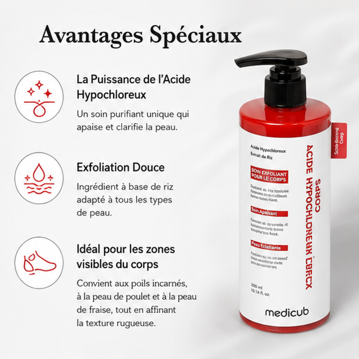 Duo Peel Shot Acide Hypochloreux & Riz — Visage + Corps