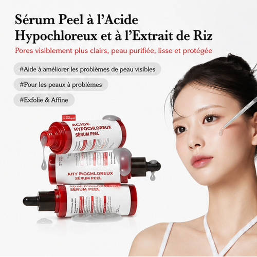 Duo Peel Shot Acide Hypochloreux & Riz — Visage + Corps
